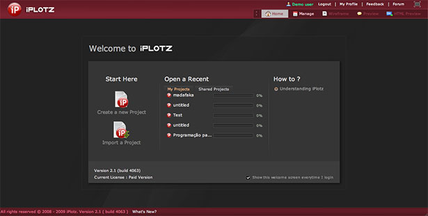 iPlotz App Interface