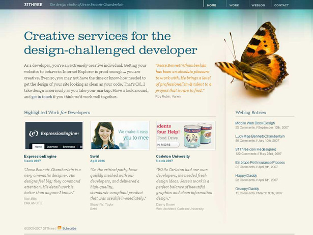 Awesome Recent Website Redesigns | Webdesigner Depot Webdesigner Depot » Blog  Archive