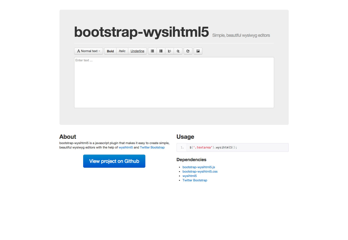 bootstrap-wysihtml5