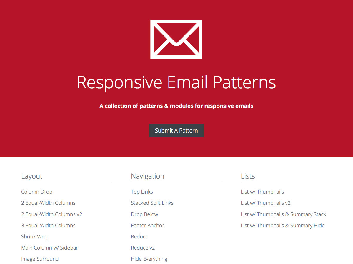 Responsive Email Patterns