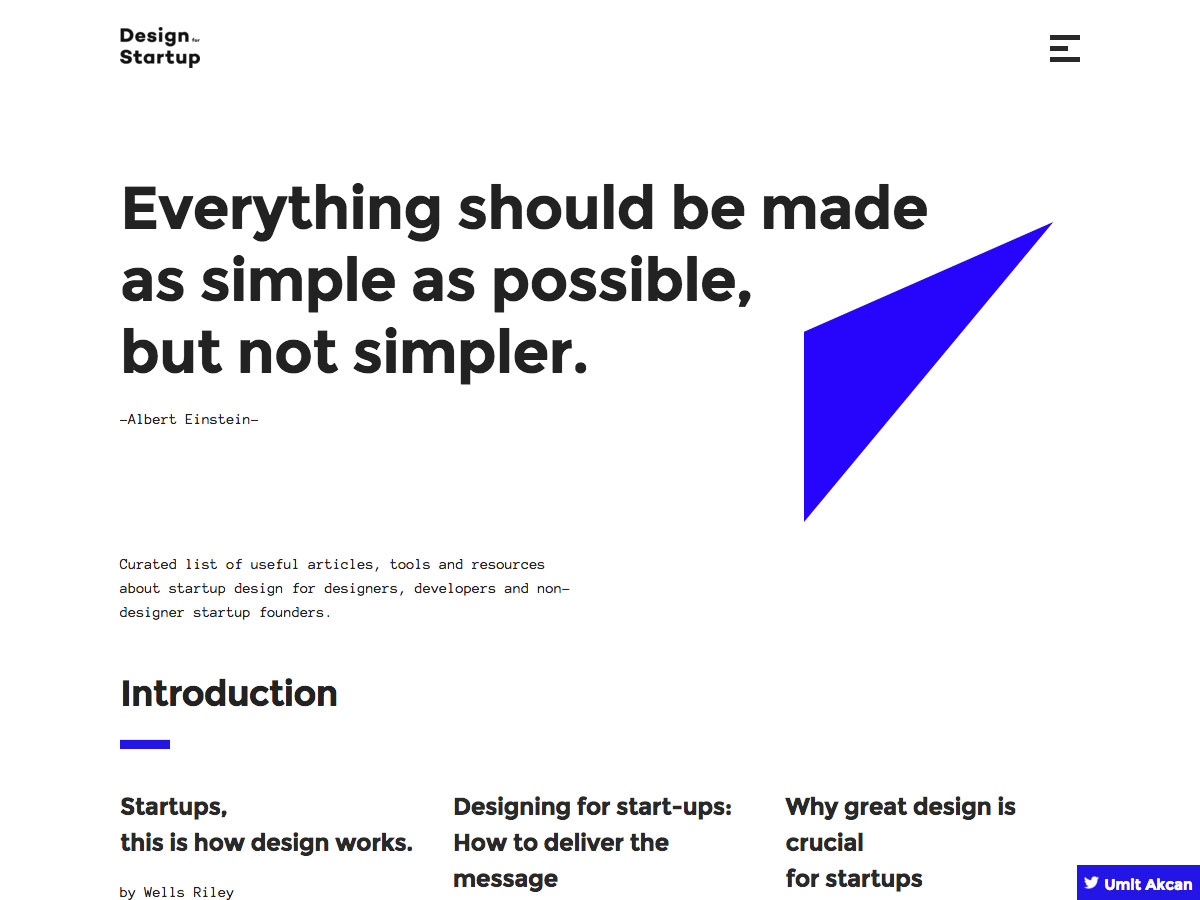design for startup