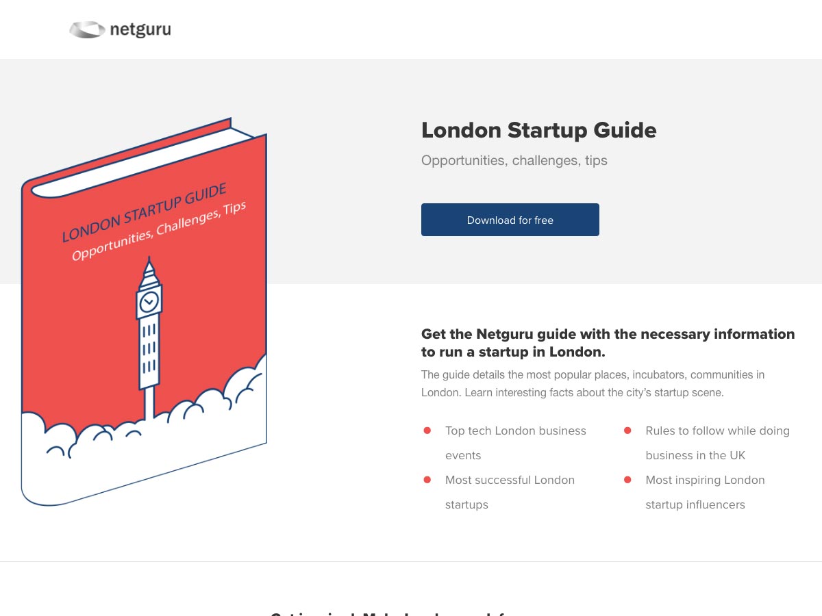 london startup guide