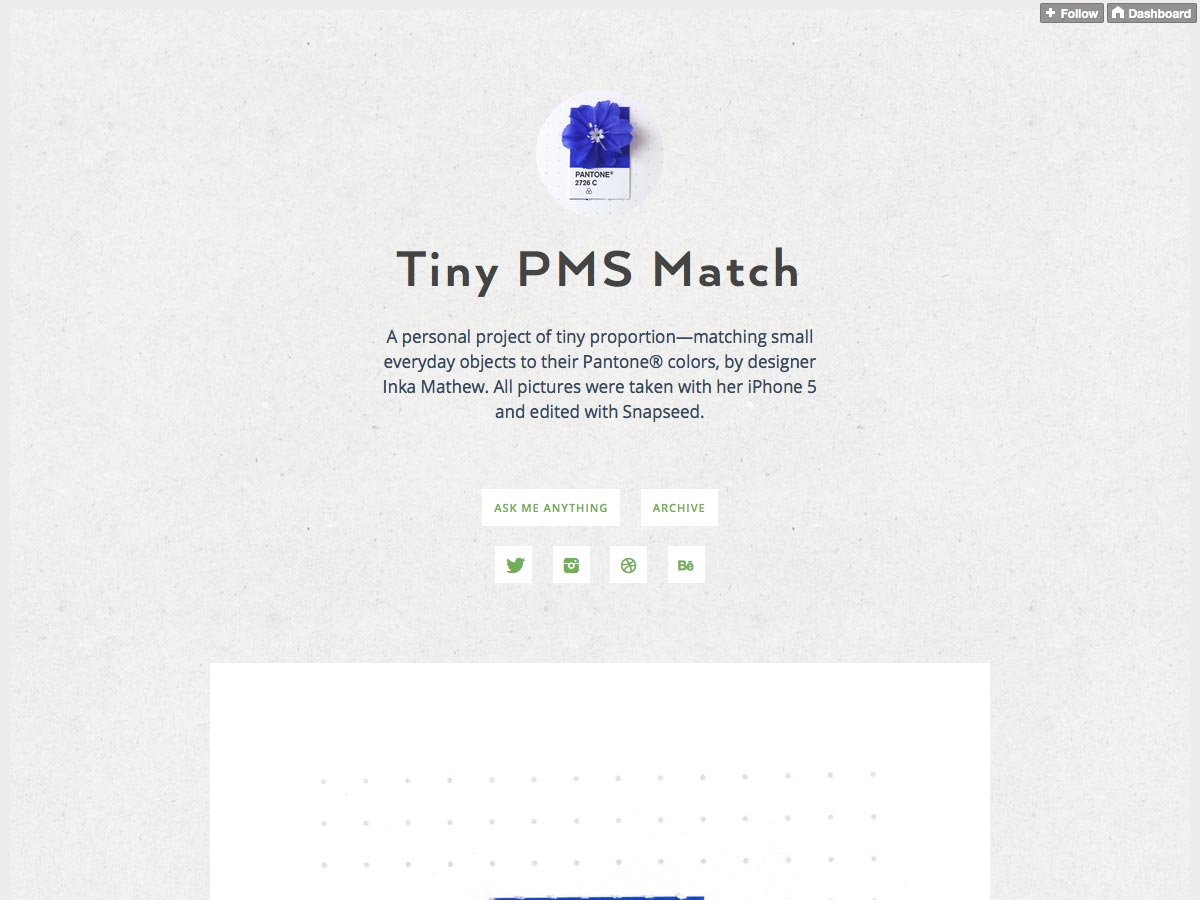 tiny pms match