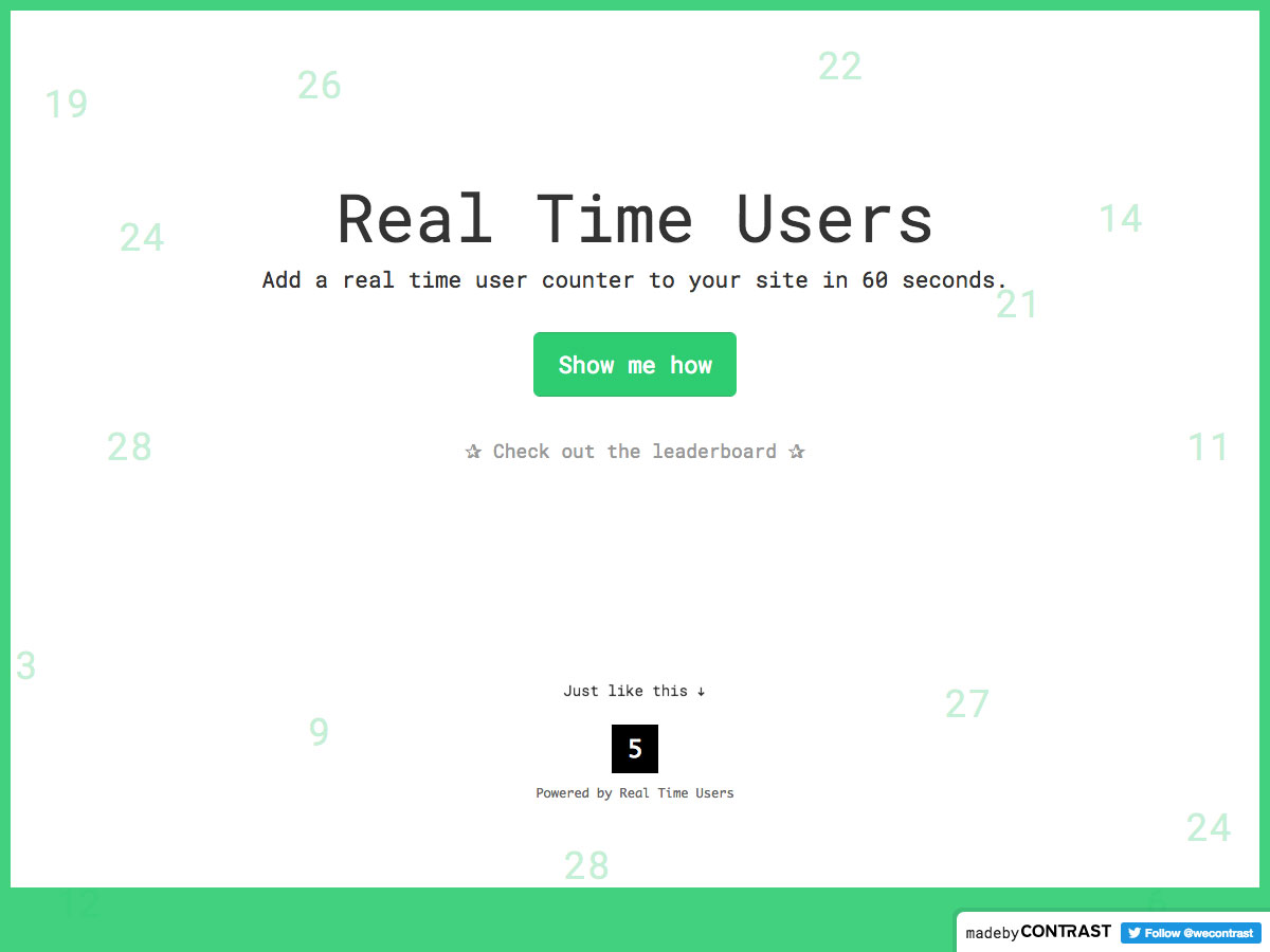 real time users