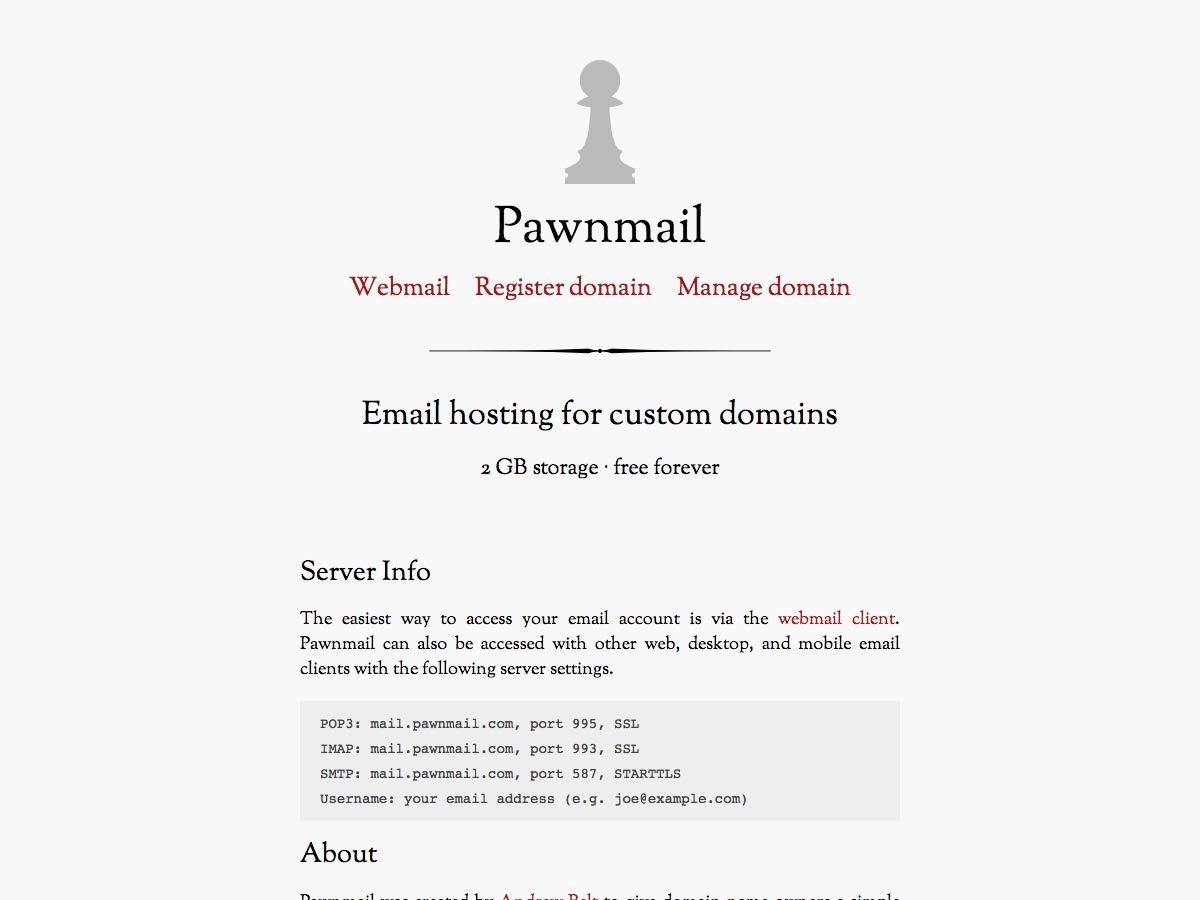 pawnmail