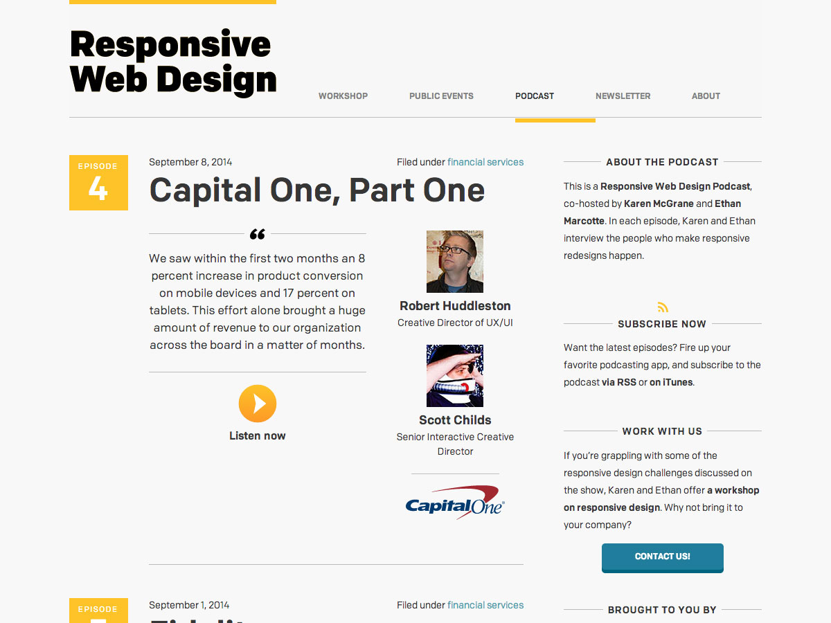 responsive web design podcast