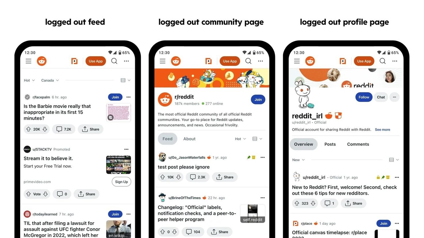 Reddit Updates its Design to Improve the Logged out User