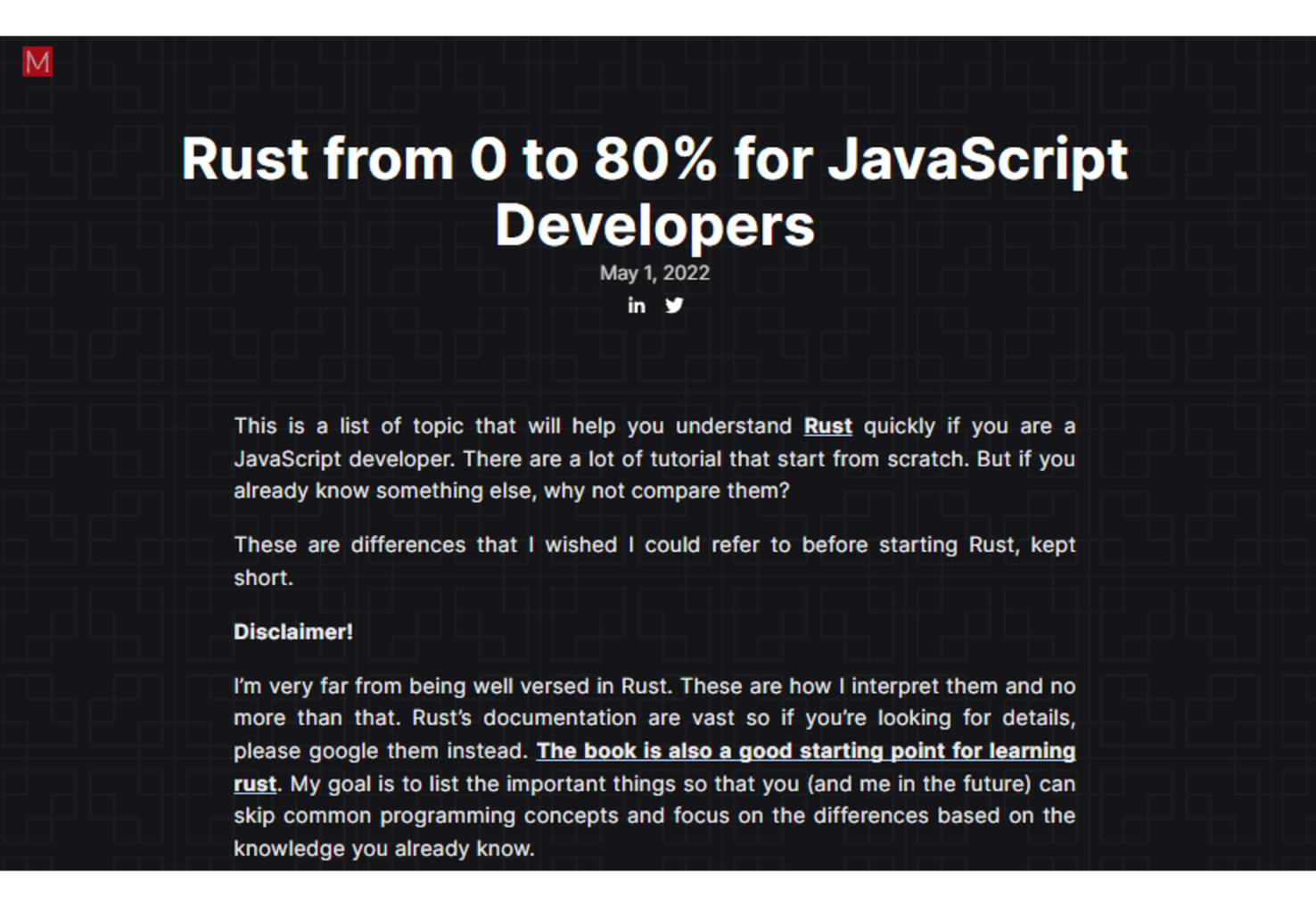 rust for javascript developers