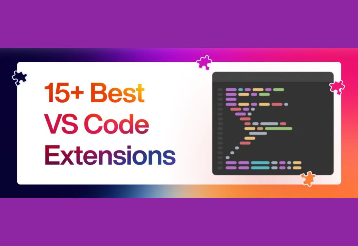 15 VS Code Extensions for Web Developers